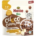 Holle BIO kraukšķīgās sausās brokastis ar kakao Choco Chipmunks, bez pievienota cukura, 125g